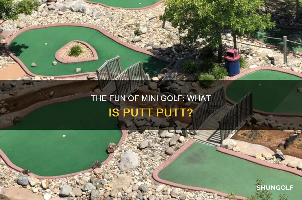 what is put put golf
