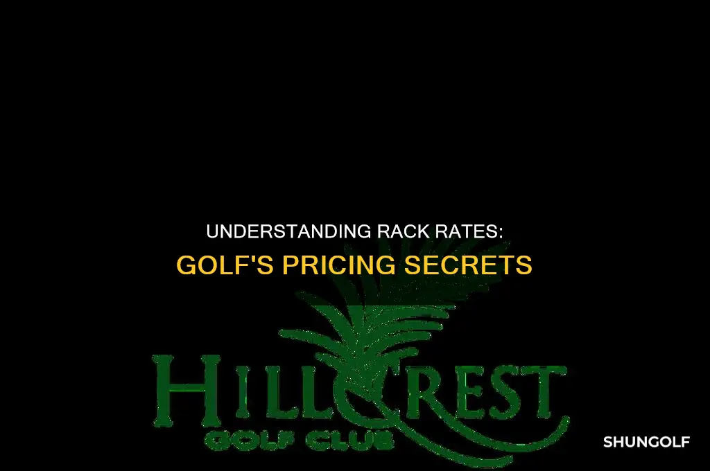 what is rack rate in golf