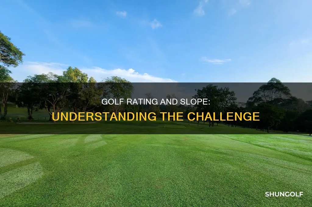 what is rating and slope golf