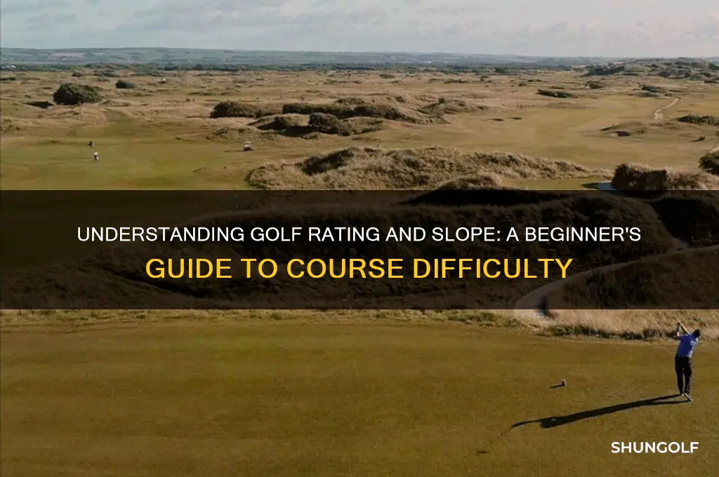 what is rating and slope in golf