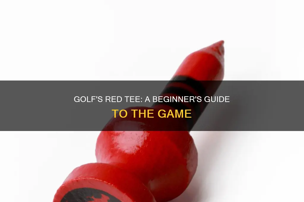 what is red tee golf