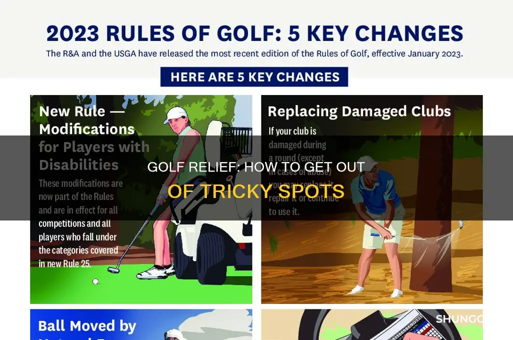 what is relief in golf