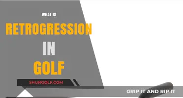 Retrogression in Golf: Mastering the Art of Self-Correction