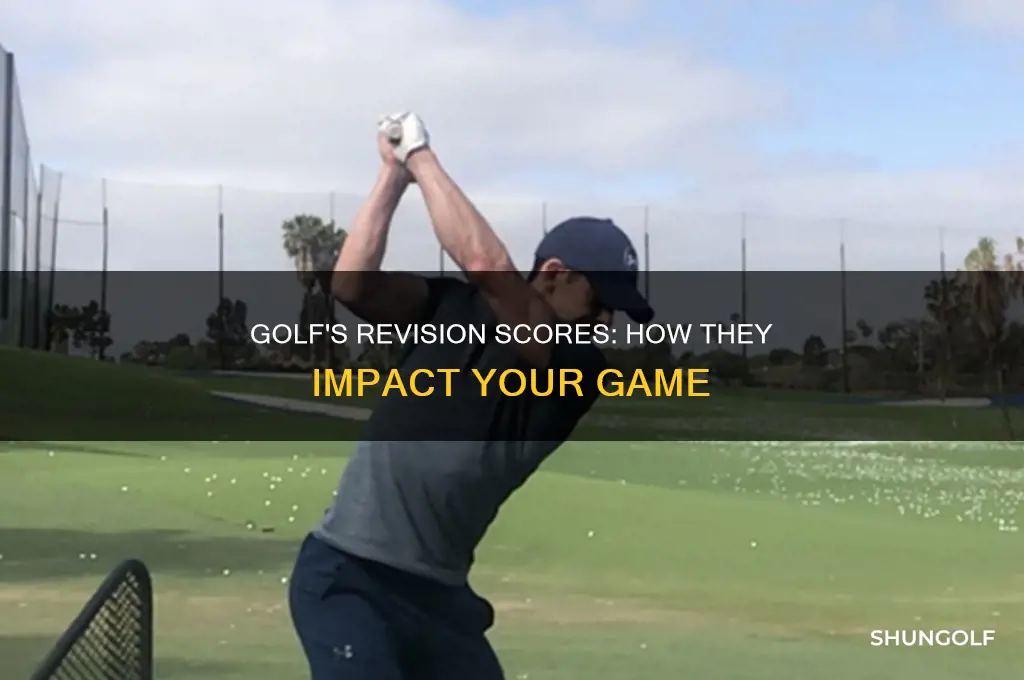 what is revision scores in golf