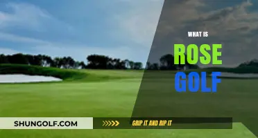 Golf's Unique Rose Format