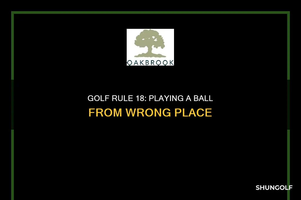 what is rule 18 in golf