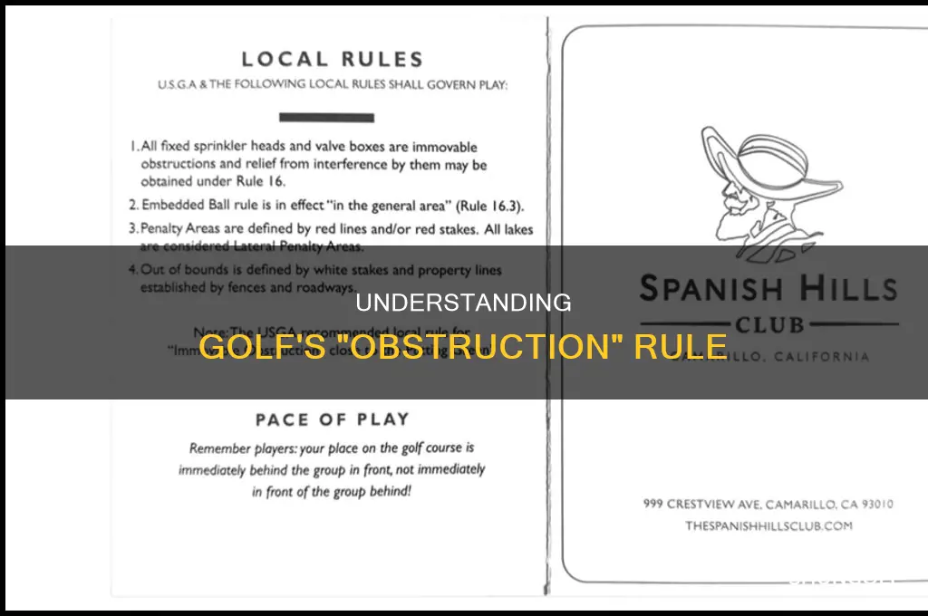 what is rule 24 in golf