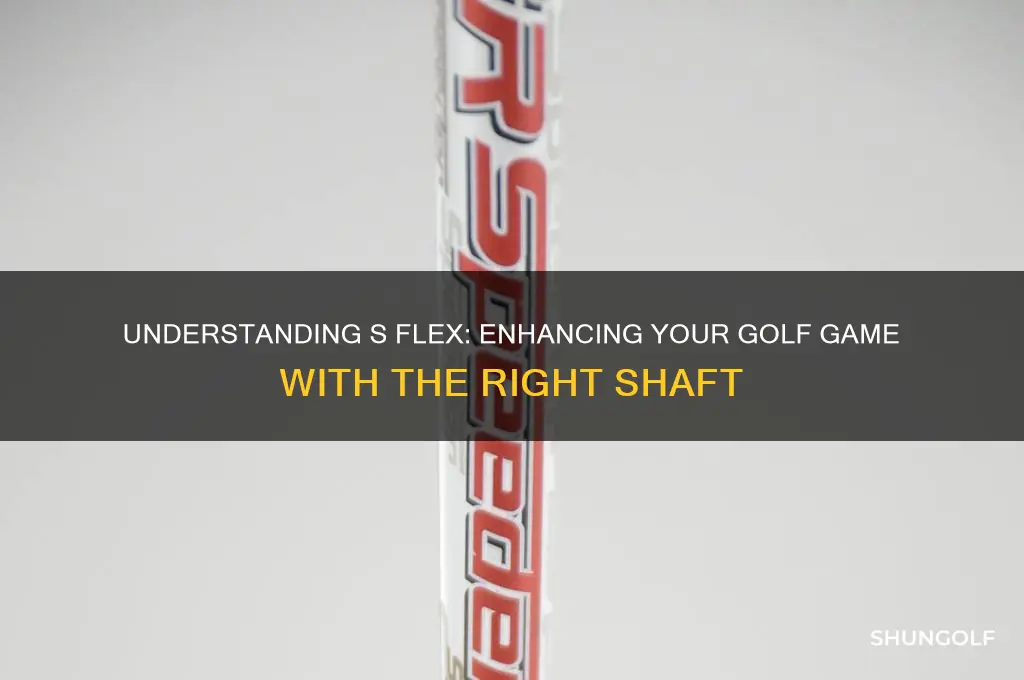 what is s flex on golf clubs