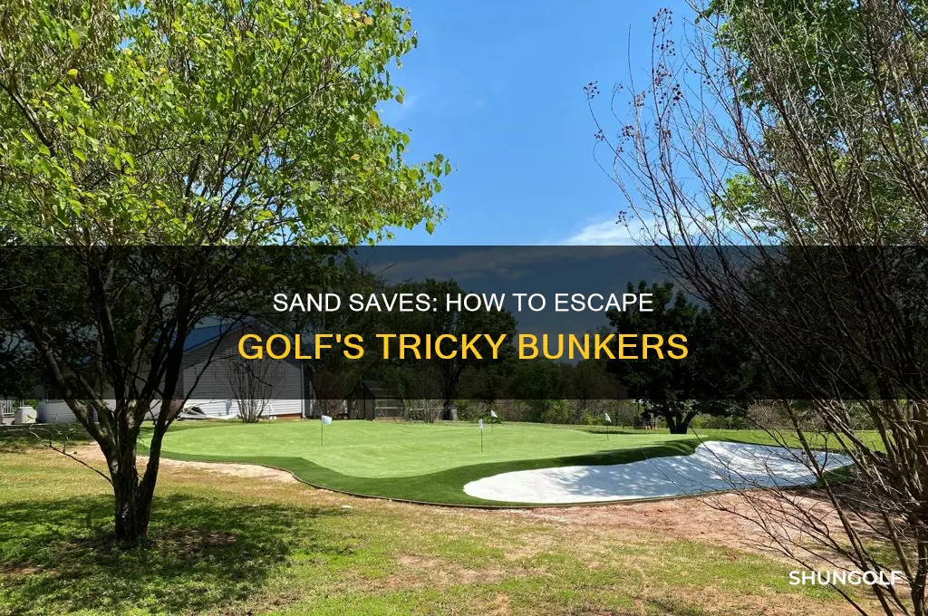 what is sand save in golf