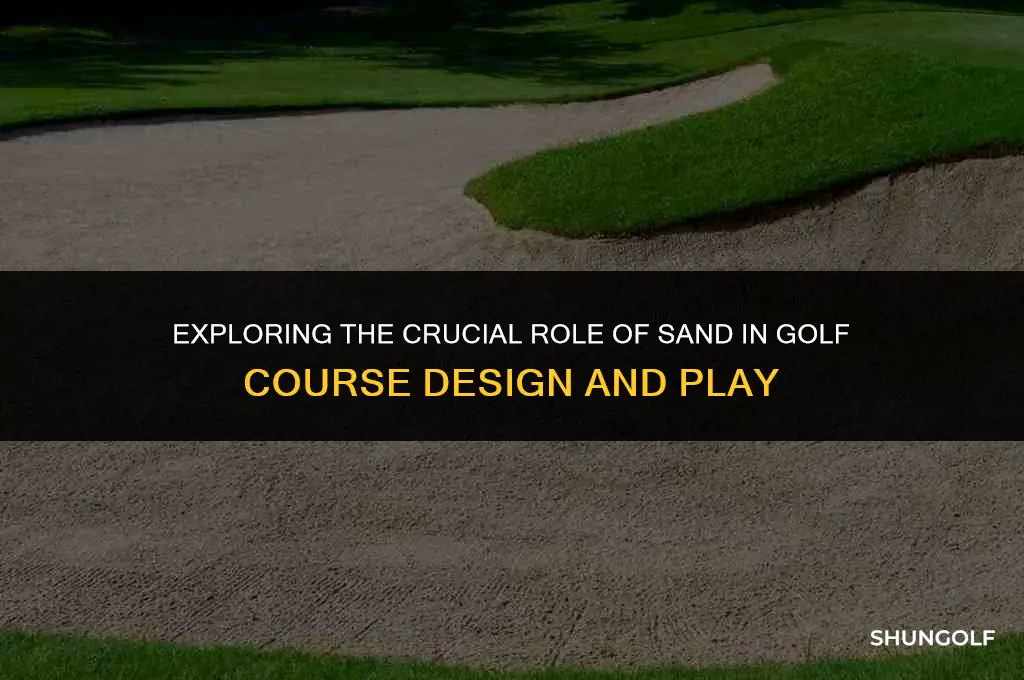 what is sand used for in golf
