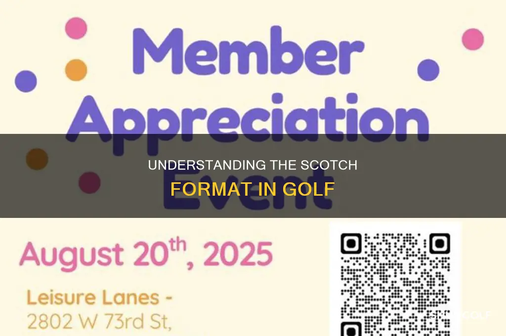 what is scotch format in golf