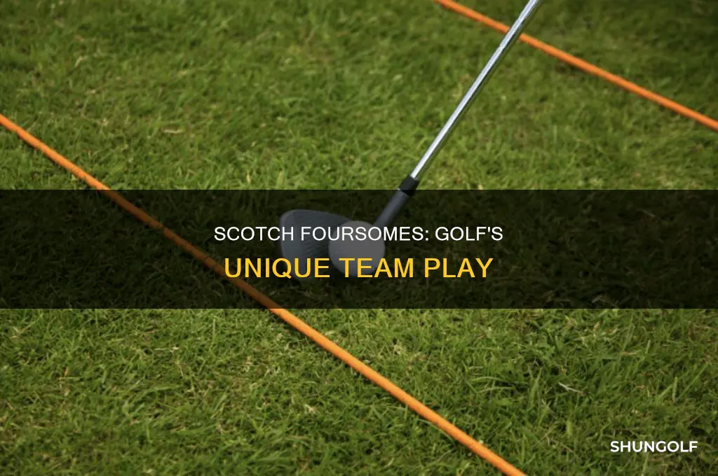 what is scotch foursomes in golf