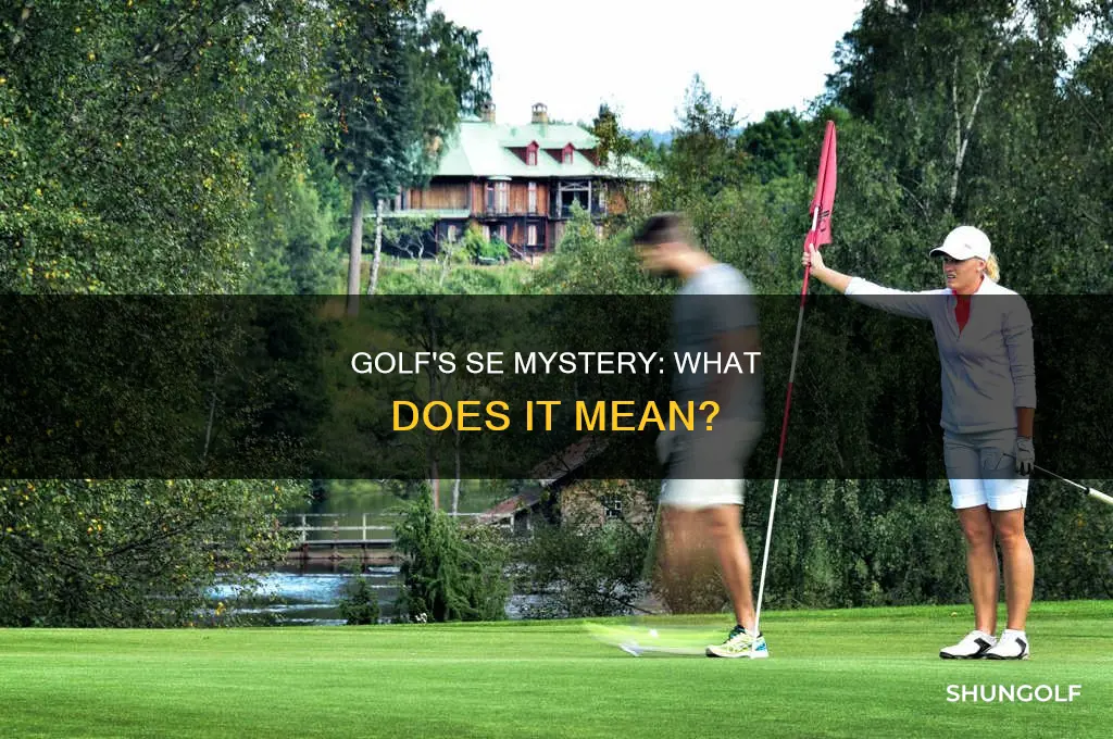 what is se in golf