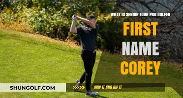 Corey: Unveiling the Senior Tour Pro Golfer's First Name and Legacy