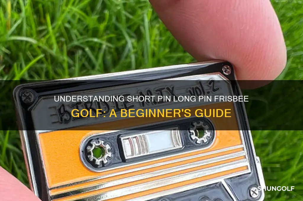 what is short pin long pin frisbee golf