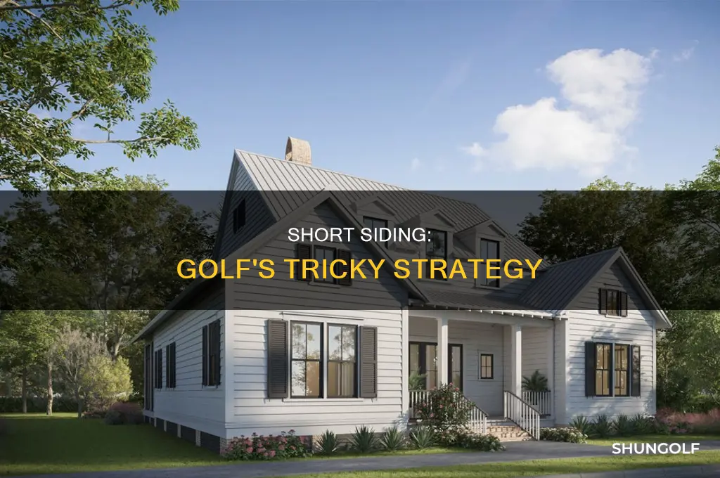what is short siding in golf