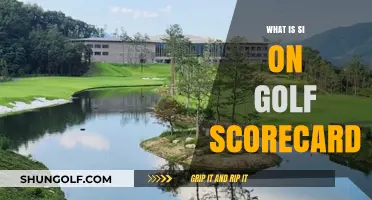 Golf Scorecard SI: What Does It Mean?