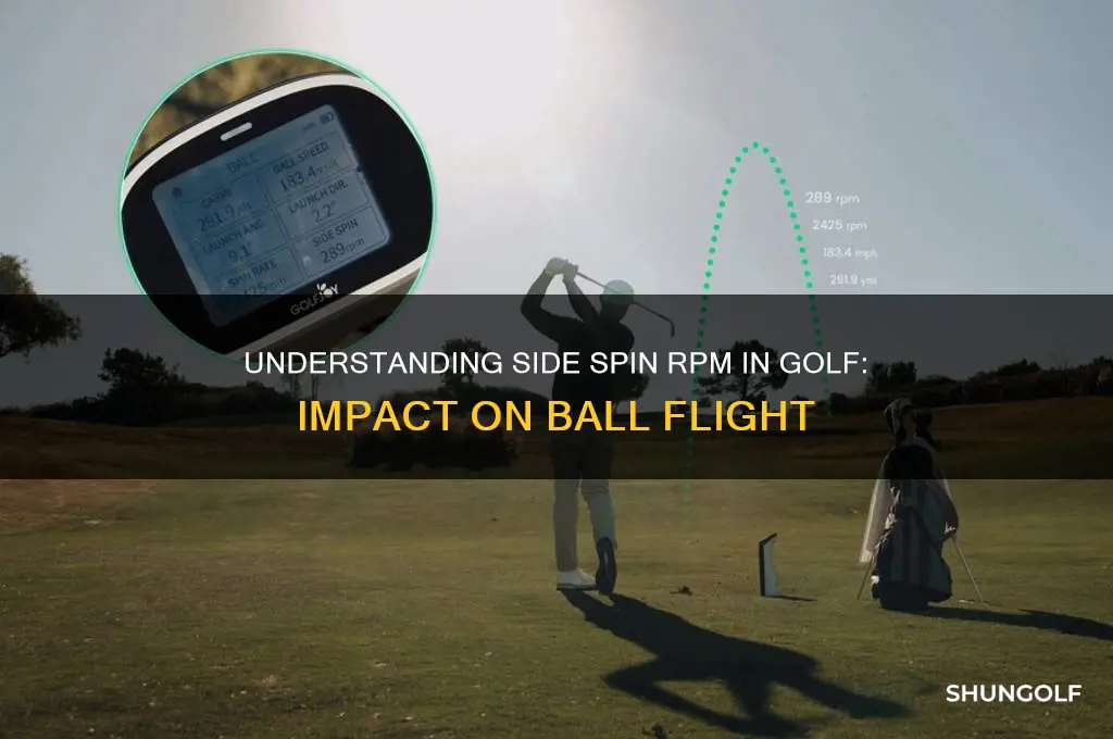 what is side spin rpm in golf