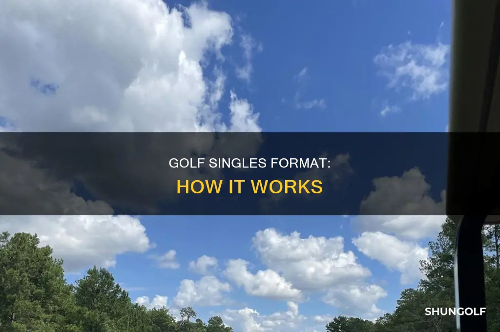 what is singles format in golf