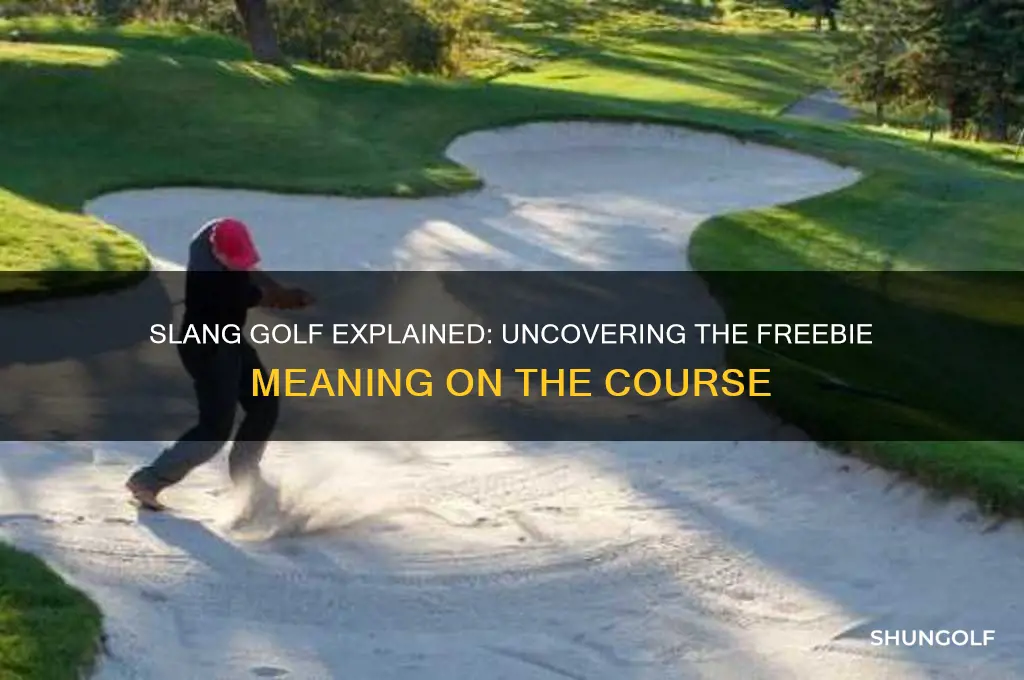 what is slang golf for a freebie