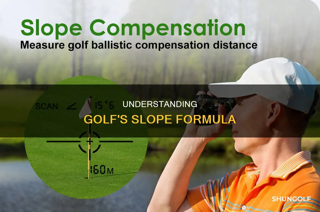 what is slope formula golf