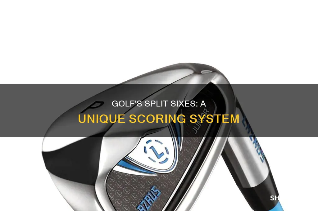 what is split sixes in golf
