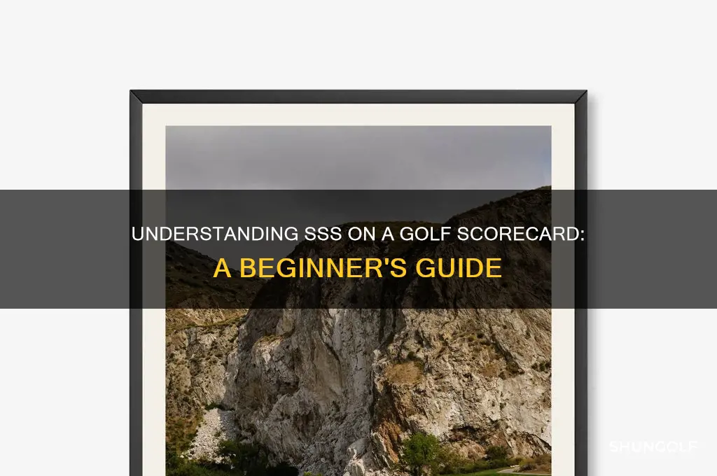 what is sss on a golf card