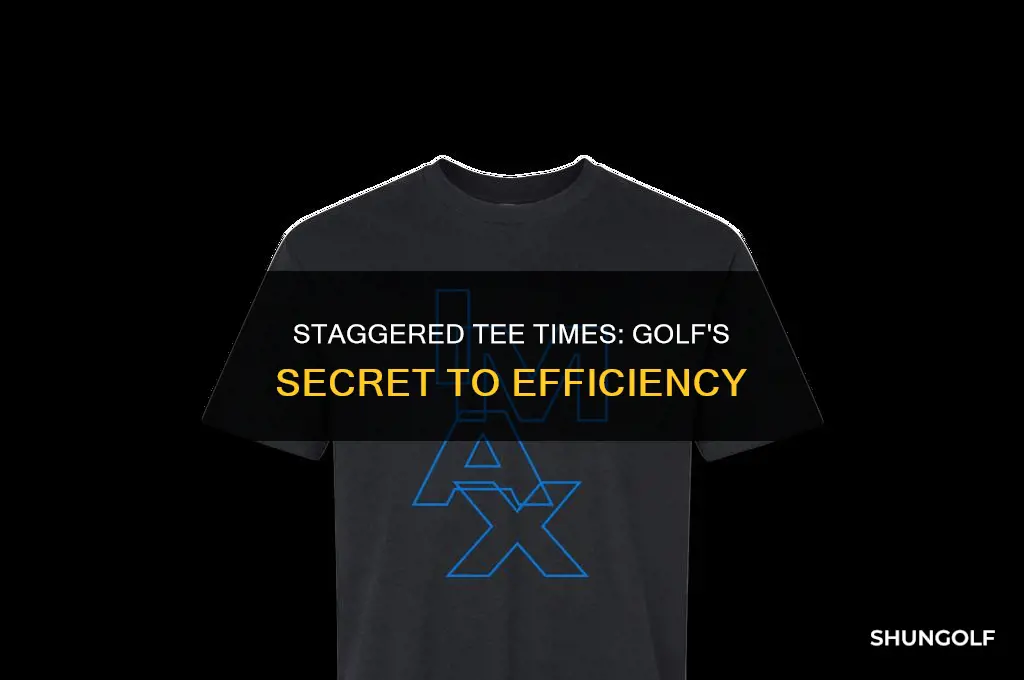 what is staggered tee times golf