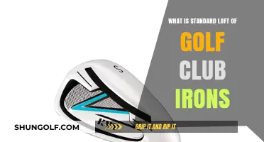Understanding Standard Loft Angles in Golf Club Irons