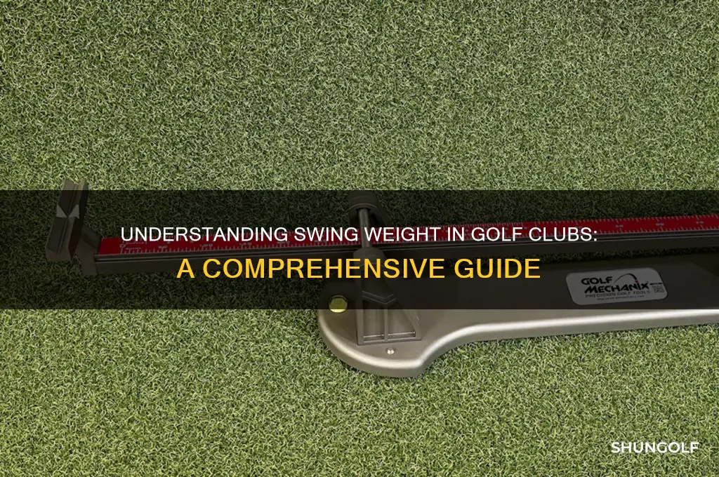 what is swing weight golf clubs