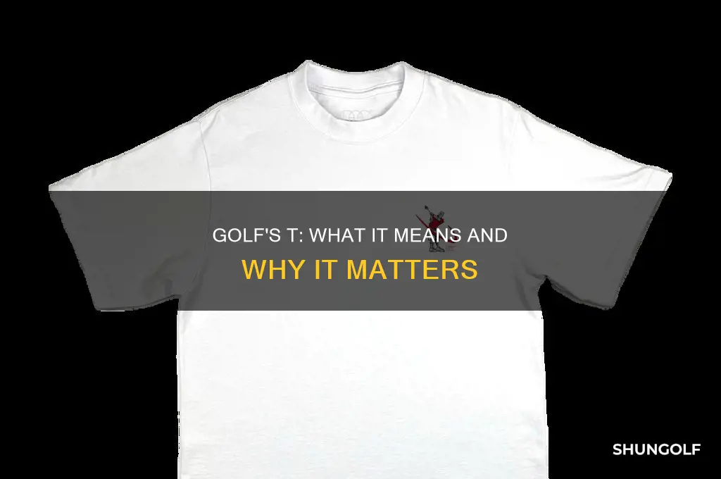 what is t in golf