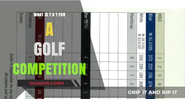Understanding TOT: A Key Concept in Golf Competition Scoring
