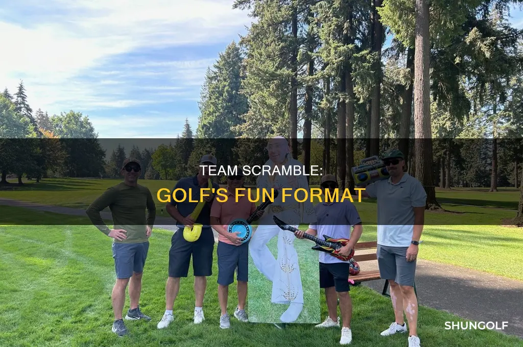 what is team scramble in golf
