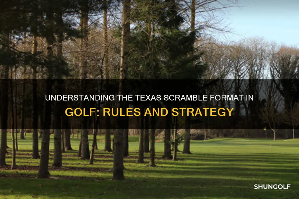 what is texas scramble format in golf