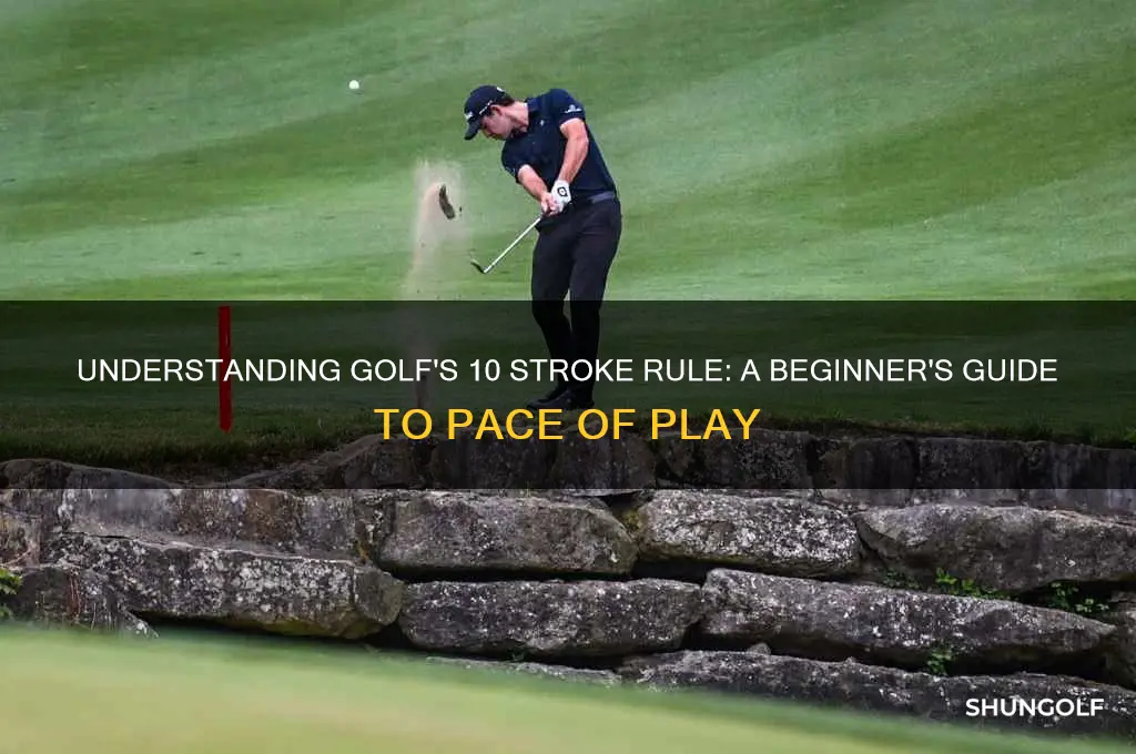 what is the 10 stroke rule in golf