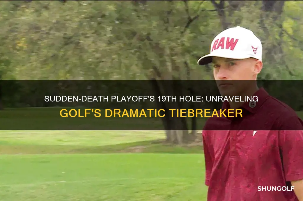 what is the 19th hole in sudden-death playoff in golf