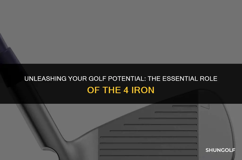 what is the 4 iron for in my golf bag