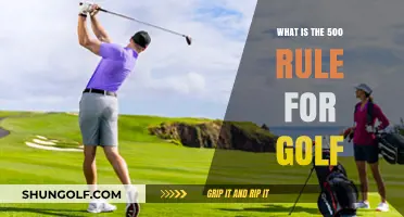 Understanding the 500 Rule in Golf: A Comprehensive Guide