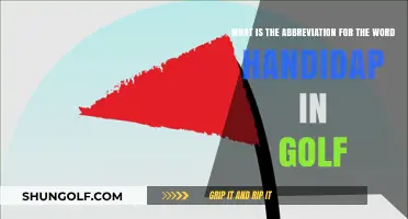 Understanding Golf's Handicap Abbreviation: A Quick Guide for Players