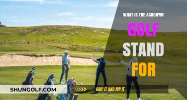 Unveiling the Mystery: What Does the Acronym GOLF Stand For?