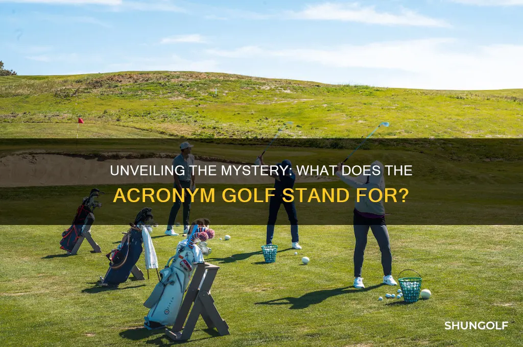 what is the acronym golf stand for