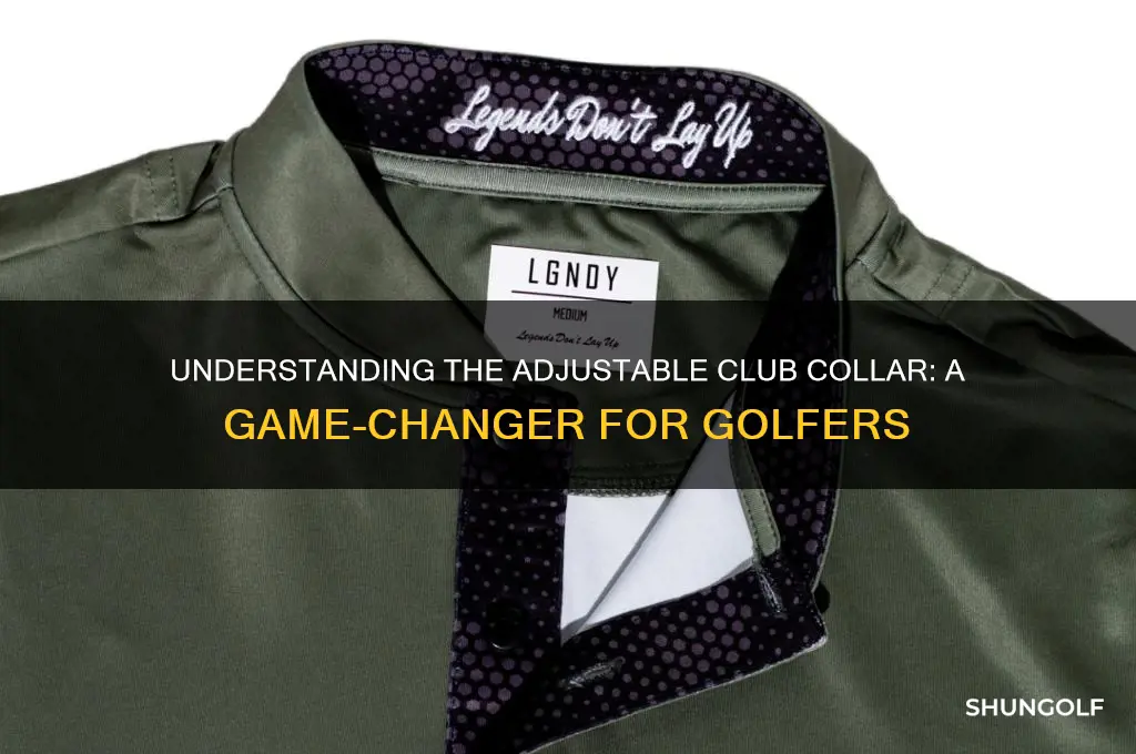 what is the adjustable club collar for golf