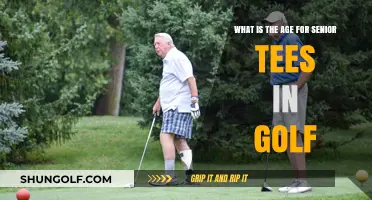 Senior Tees in Golf: Understanding the Age Requirements for Players