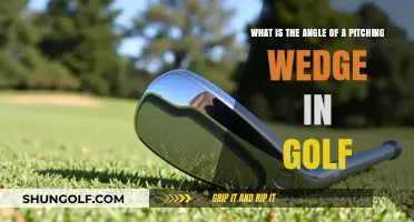 Understanding the Angle of a Pitching Wedge in Golf