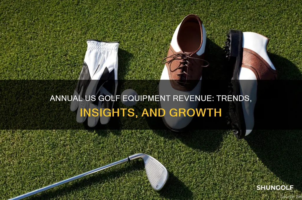 what is the annual us golf equipment revenue
