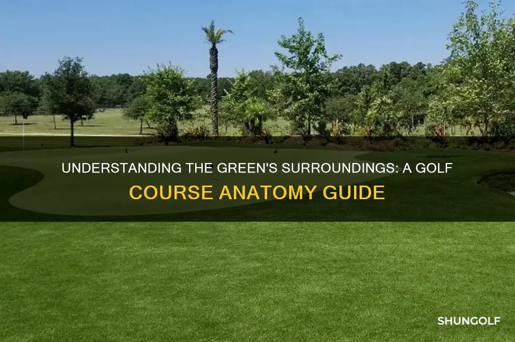 what is the are around green in golf
