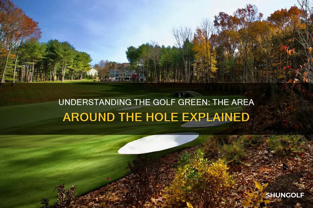 what is the area around a golf hole called