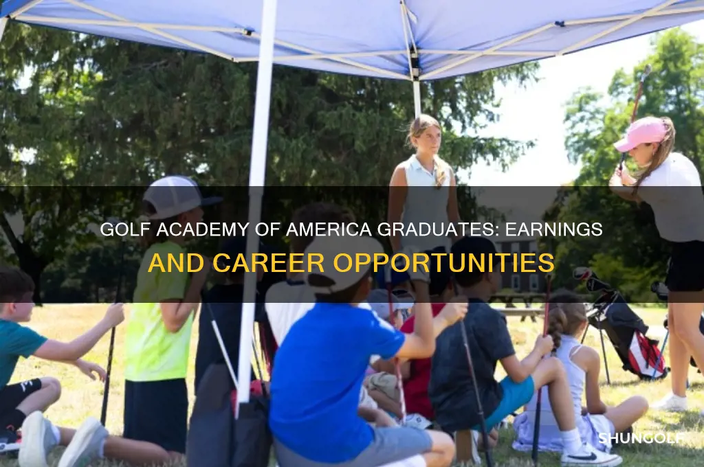 what is the associates earned from golf academy of america