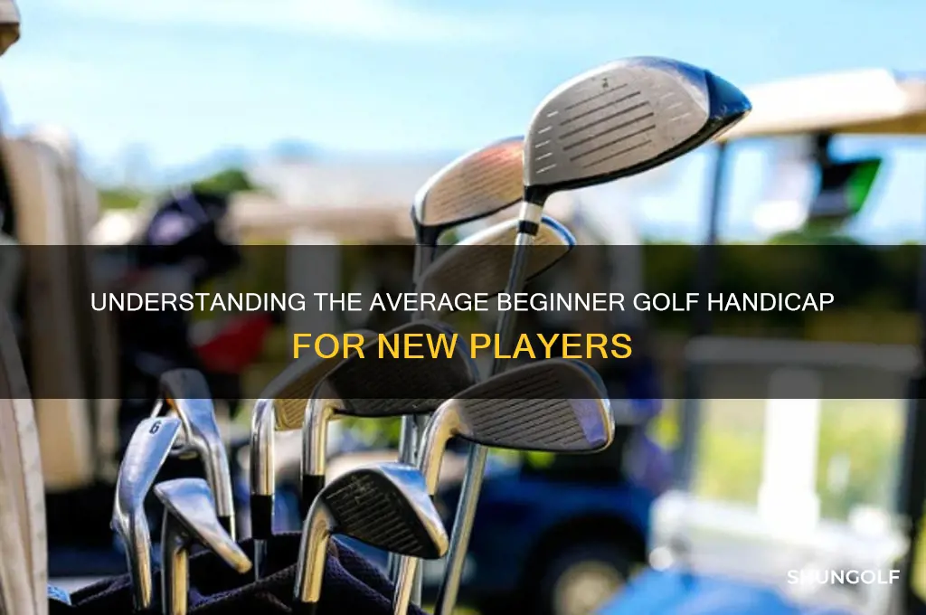 what is the average beginner golf handicap