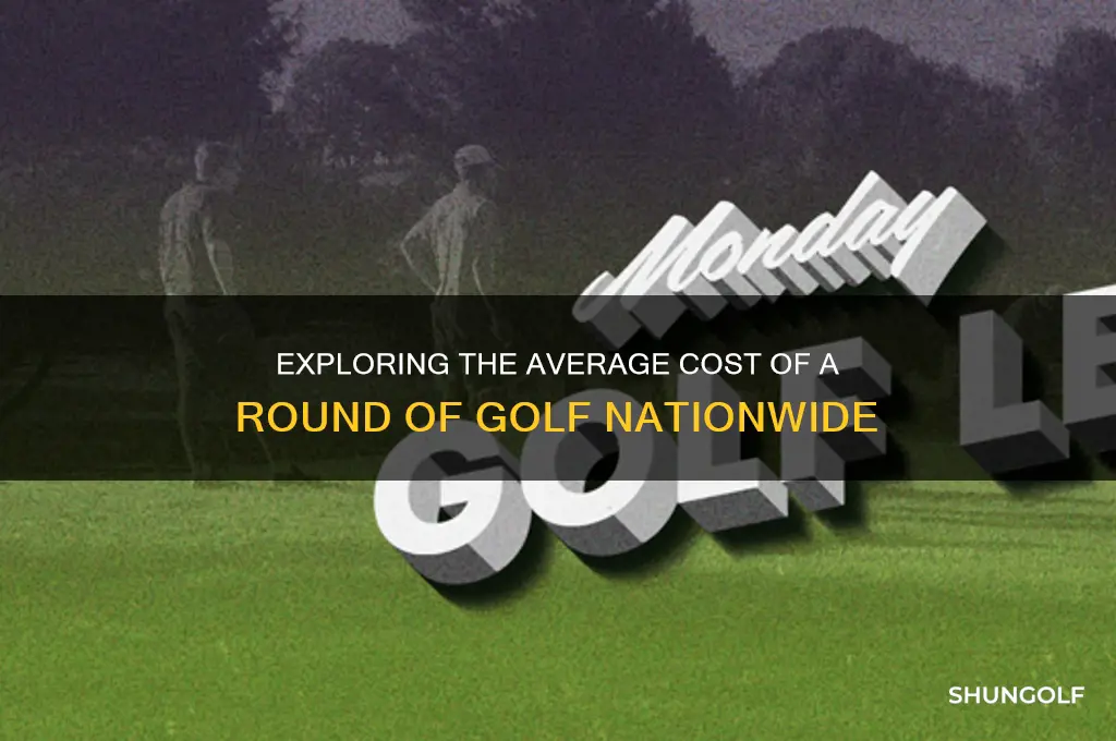 what is the average cost of a round of golf